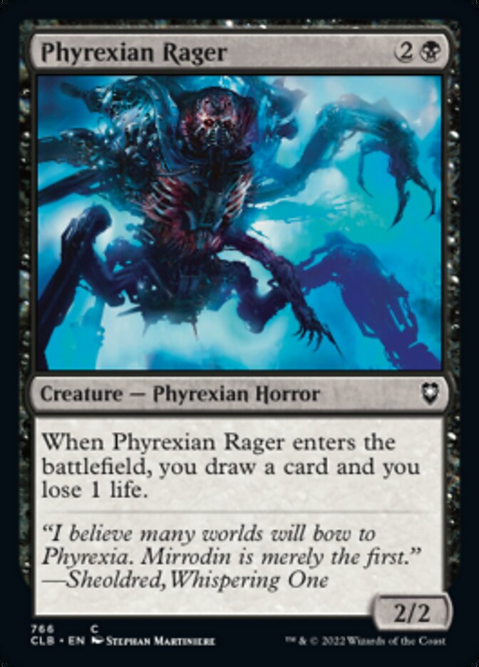 Phyrexian Rager [Commander Legends: Battle for Baldur's Gate] | Clutch Gaming