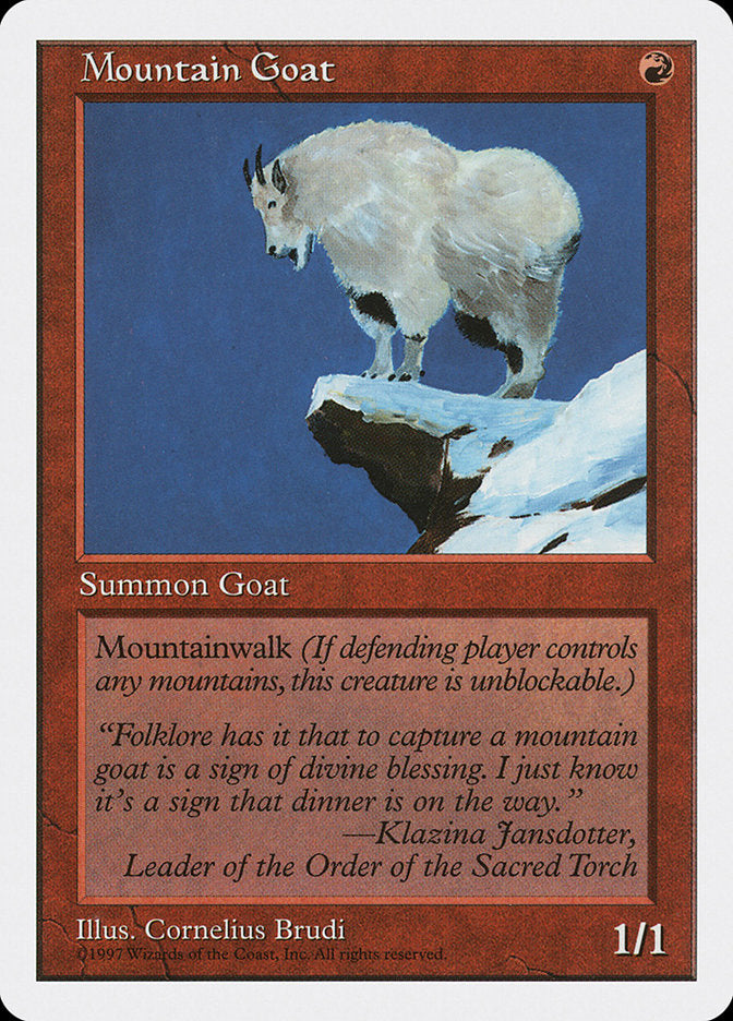 Mountain Goat [Fifth Edition] | Clutch Gaming