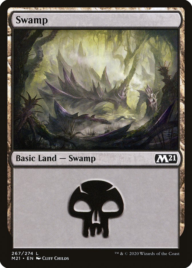 Swamp (267) [Core Set 2021] | Clutch Gaming