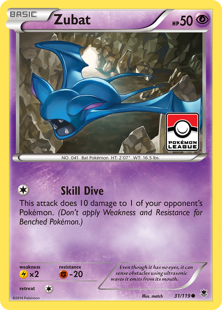 Zubat (31/119) [XY: Phantom Forces] | Clutch Gaming