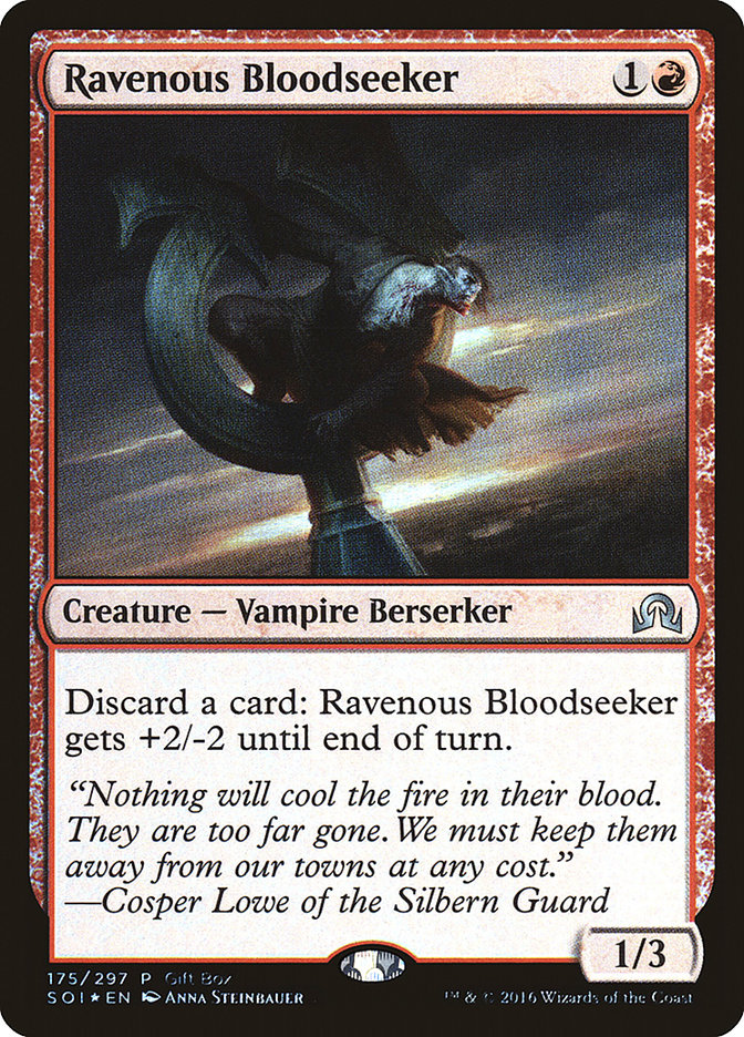 Ravenous Bloodseeker (Gift Box) [Shadows over Innistrad Promos] | Clutch Gaming