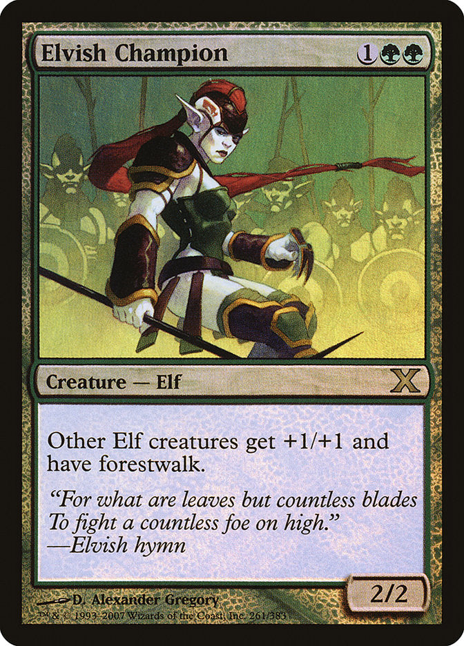 Elvish Champion (Premium Foil) [Tenth Edition] | Clutch Gaming