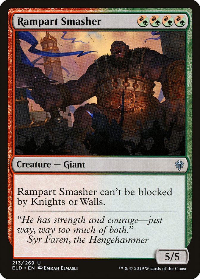 Rampart Smasher [Throne of Eldraine] | Clutch Gaming