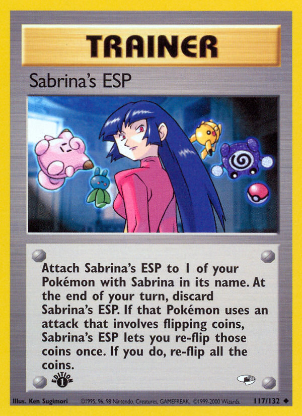 Sabrina's ESP (117/132) [Gym Heroes 1st Edition] | Clutch Gaming