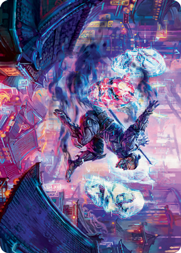 Thousand-Faced Shadow Art Card [Kamigawa: Neon Dynasty Art Series] | Clutch Gaming