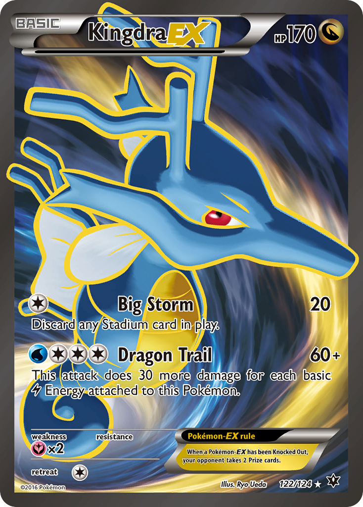 Kingdra EX (122/124) [XY: Fates Collide] | Clutch Gaming