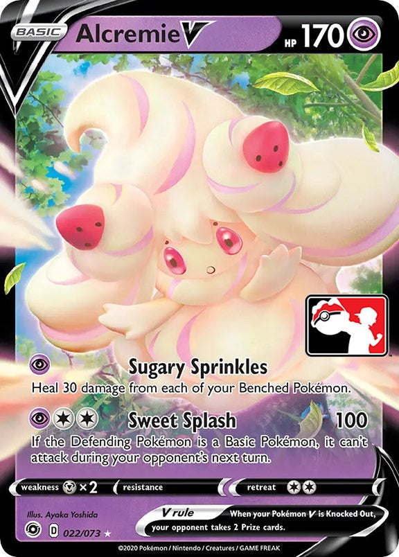 Alcremie V (22/73) [Prize Pack Series One] | Clutch Gaming