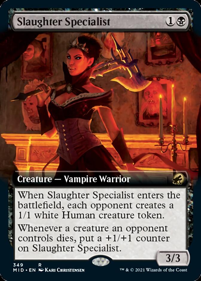 Slaughter Specialist (Extended Art) [Innistrad: Midnight Hunt] | Clutch Gaming