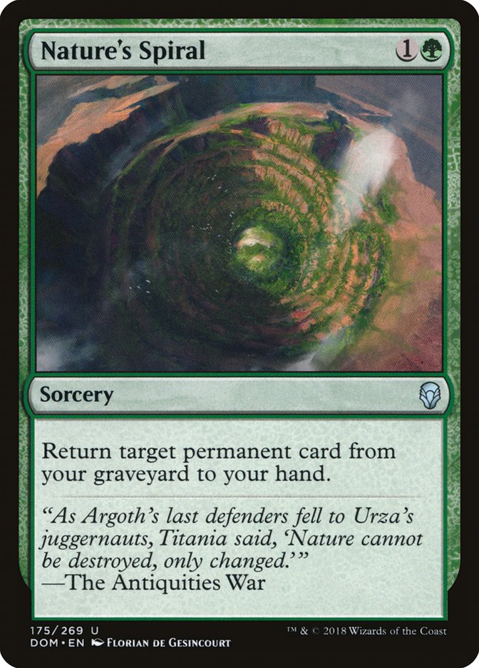 Nature's Spiral [Dominaria] | Clutch Gaming