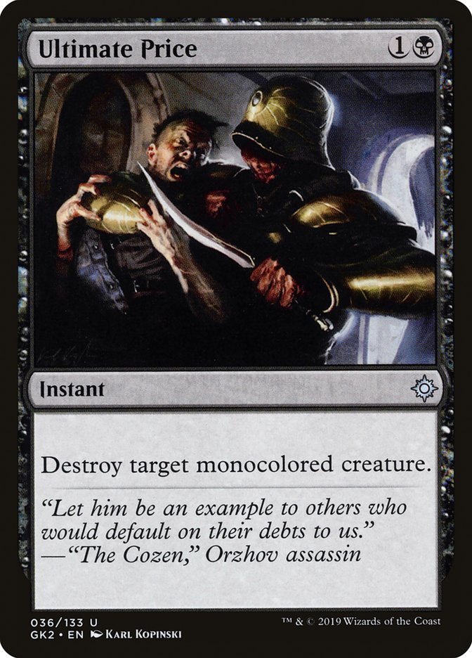 Ultimate Price [Ravnica Allegiance Guild Kit] | Clutch Gaming