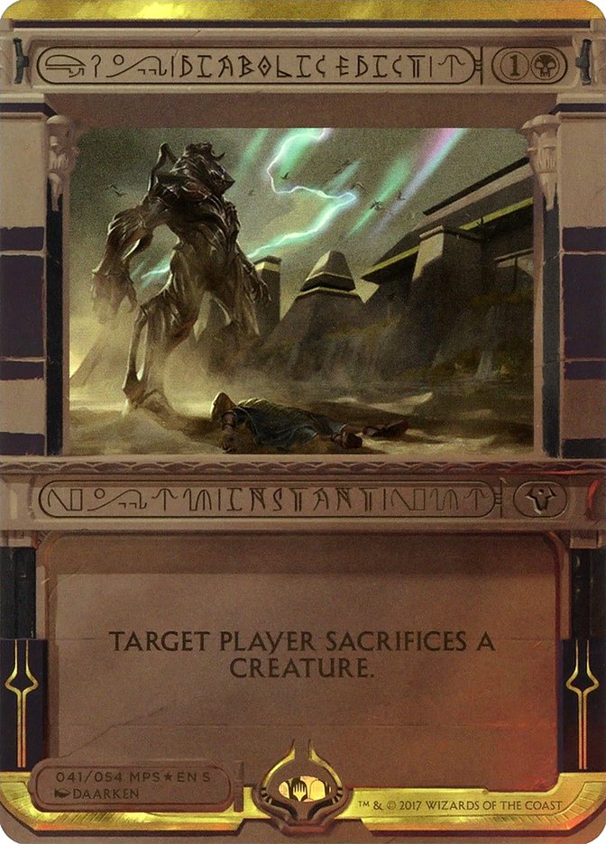 Diabolic Edict (Invocation) [Amonkhet Invocations] | Clutch Gaming