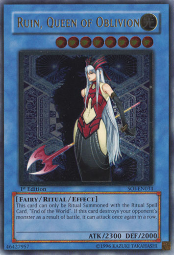 Ruin, Queen of Oblivion (UTR) [SOI-EN034] Ultimate Rare | Clutch Gaming