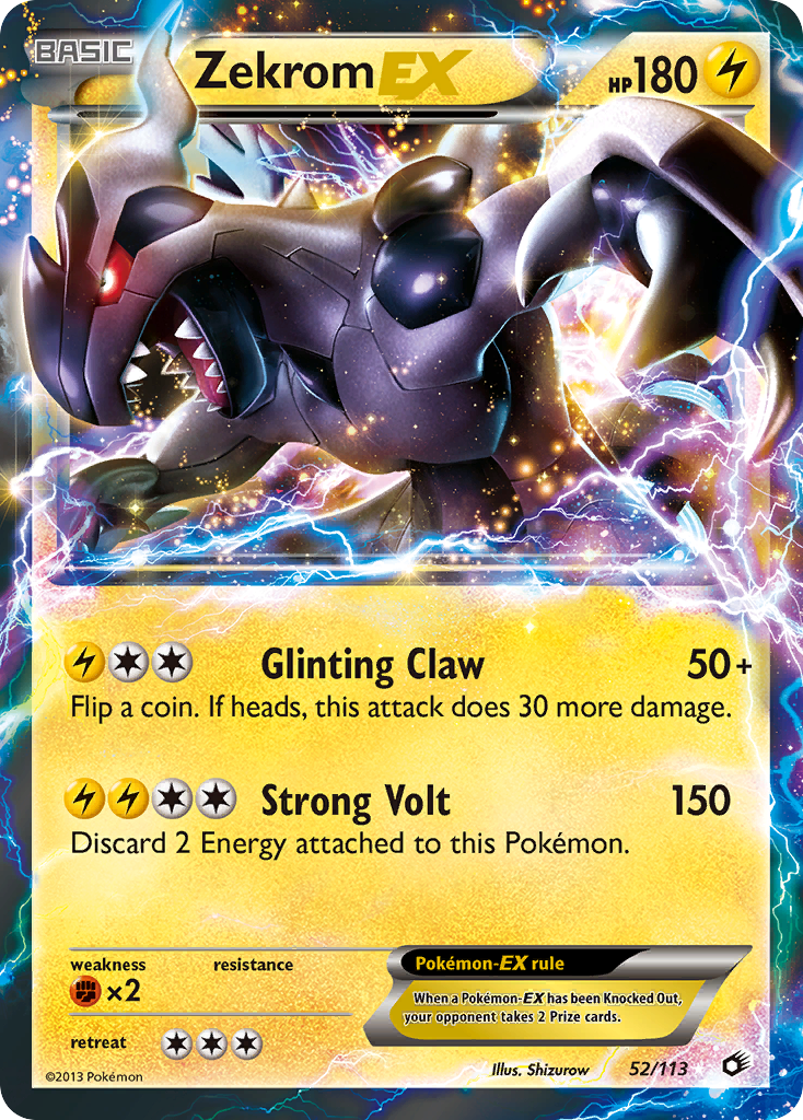 Zekrom EX (52/113) [Black & White: Legendary Treasures] | Clutch Gaming