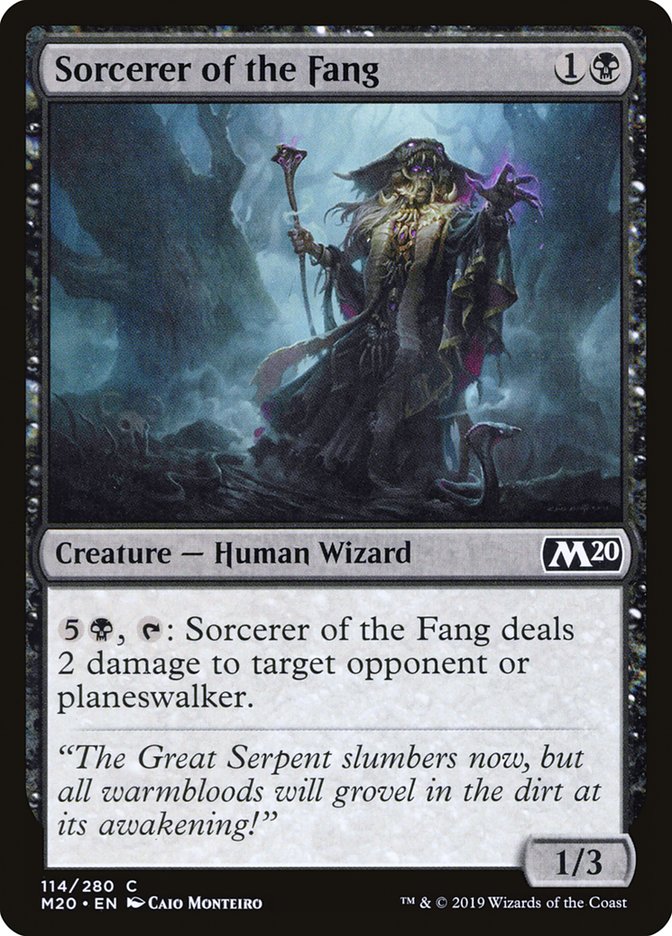 Sorcerer of the Fang [Core Set 2020] | Clutch Gaming