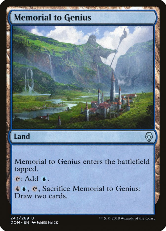 Memorial to Genius [Dominaria] | Clutch Gaming