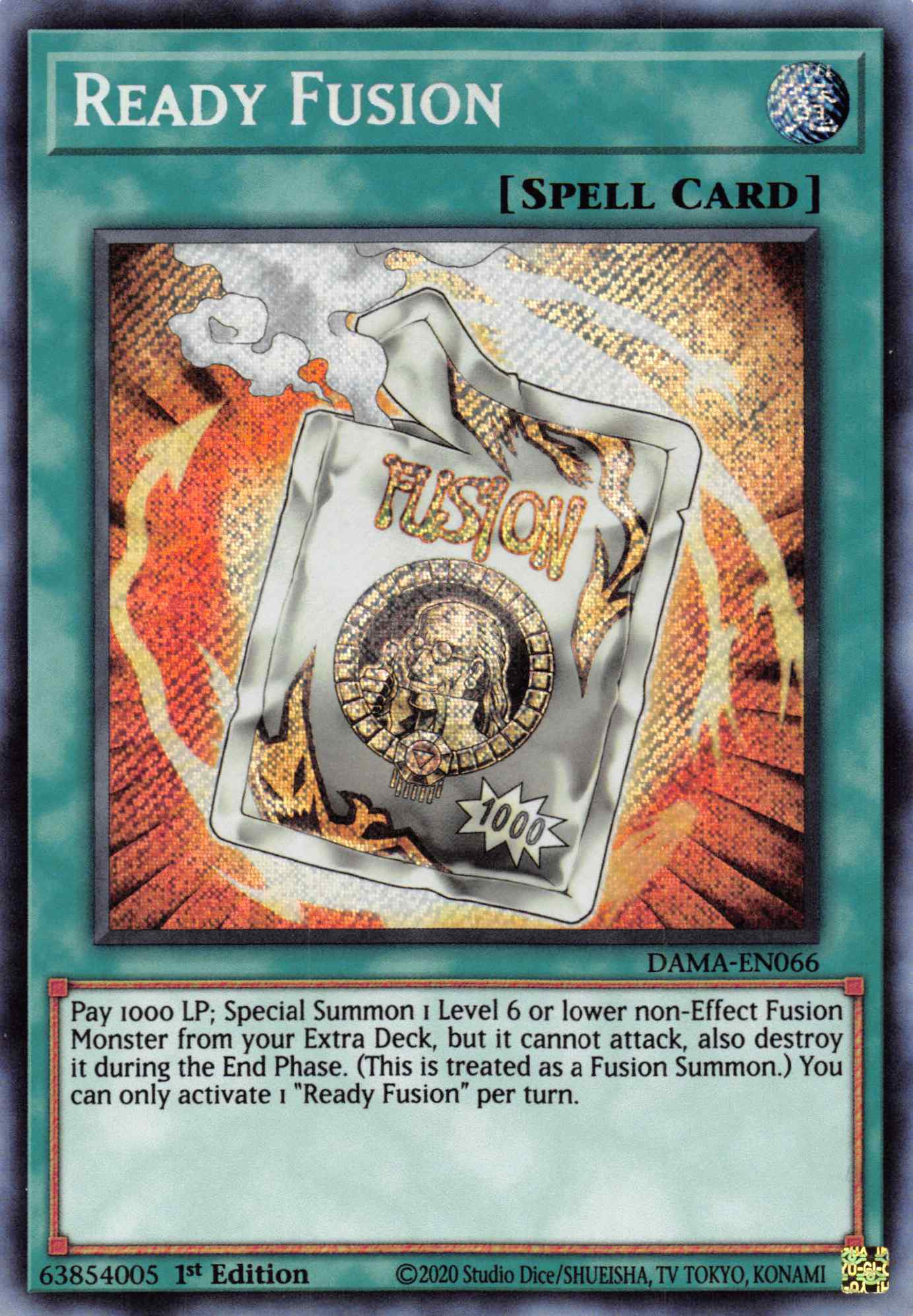 Ready Fusion [DAMA-EN066] Secret Rare | Clutch Gaming