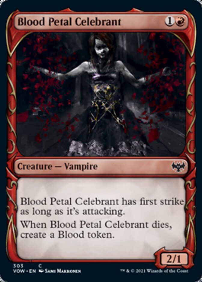 Blood Petal Celebrant (Showcase Fang Frame) [Innistrad: Crimson Vow] | Clutch Gaming