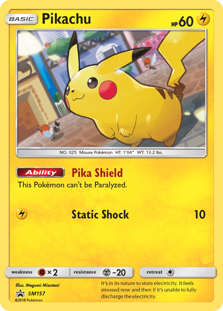 Pikachu (SM157) [Sun & Moon: Black Star Promos] | Clutch Gaming