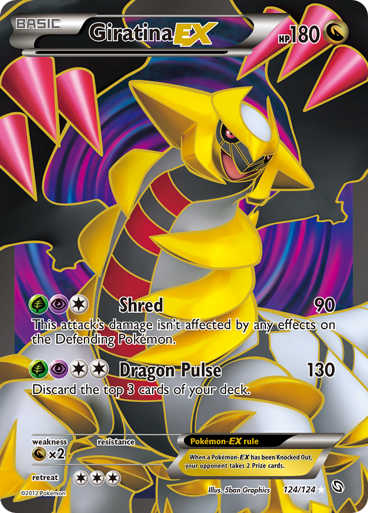 Giratina EX (124/124) [Black & White: Dragons Exalted] | Clutch Gaming