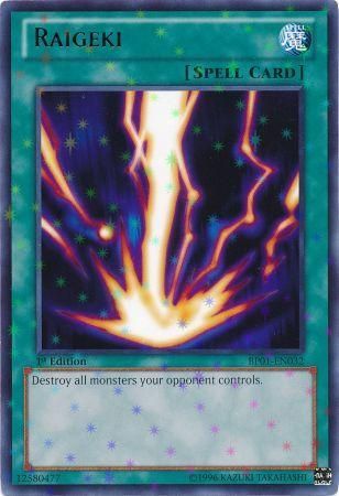 Raigeki [BP01-EN032] Starfoil Rare | Clutch Gaming