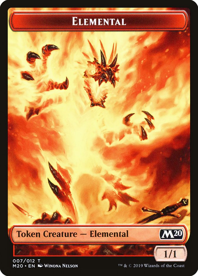 Elemental Token [Core Set 2020 Tokens] | Clutch Gaming