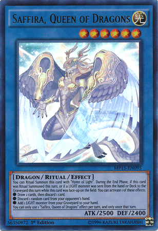 Saffira, Queen of Dragons [MP15-EN095] Ultra Rare | Clutch Gaming