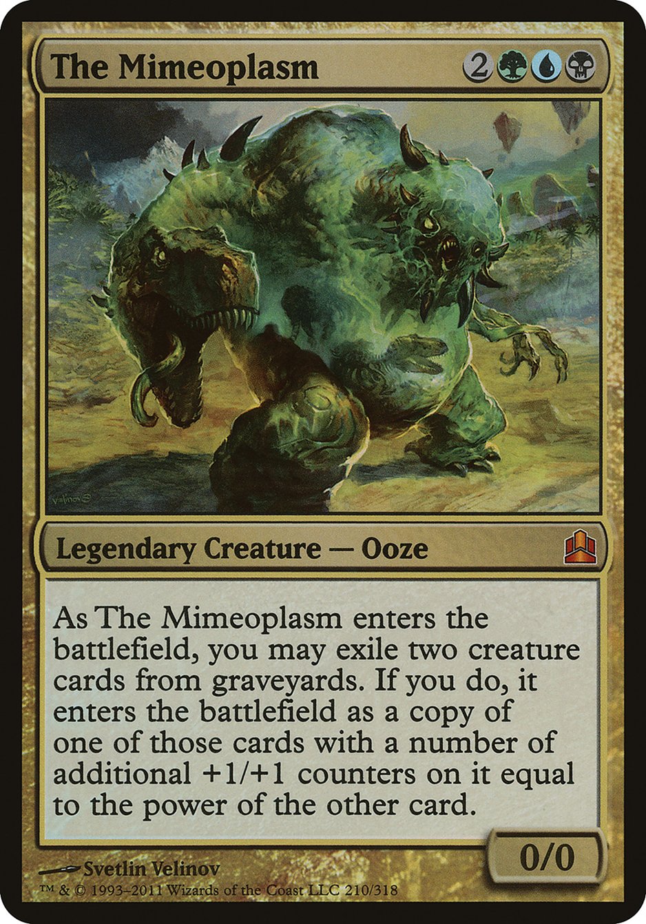 The Mimeoplasm (Oversized) [Commander 2011 Oversized] | Clutch Gaming