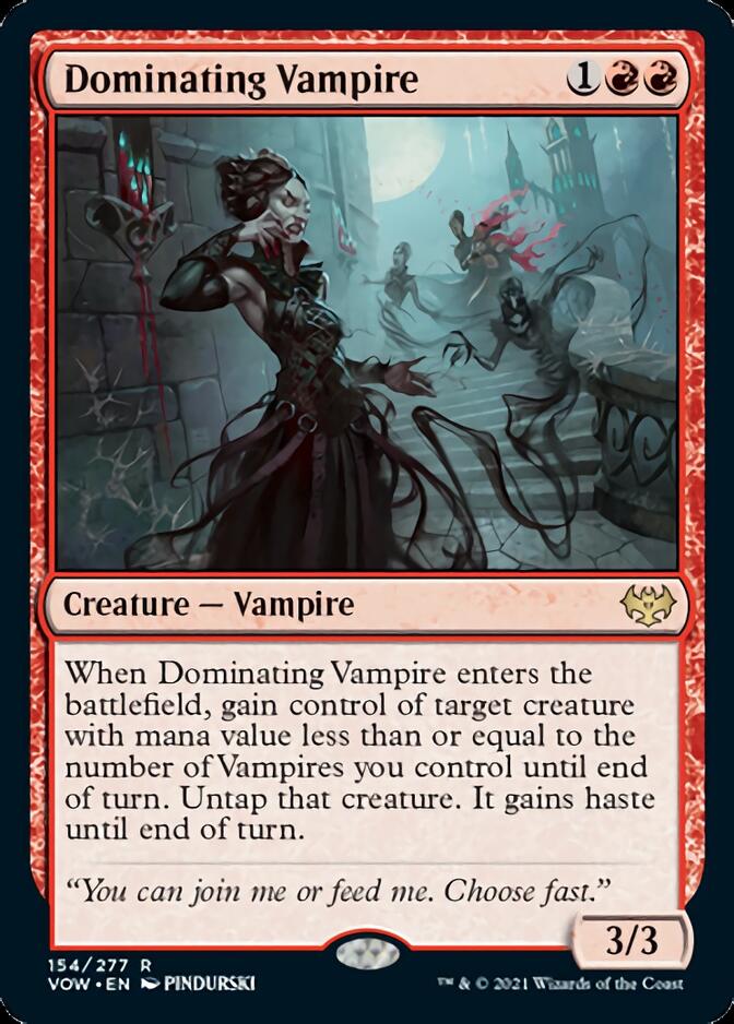 Dominating Vampire [Innistrad: Crimson Vow] | Clutch Gaming