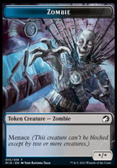 Human // Zombie (015) Double-Sided Token [Innistrad: Midnight Hunt Tokens] | Clutch Gaming