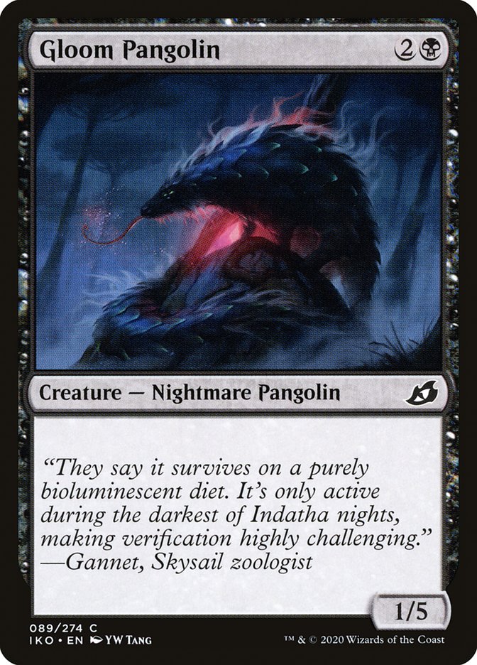 Gloom Pangolin [Ikoria: Lair of Behemoths] | Clutch Gaming