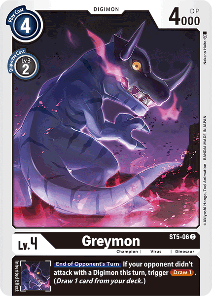 Greymon [ST5-06] [Starter Deck: Machine Black] | Clutch Gaming