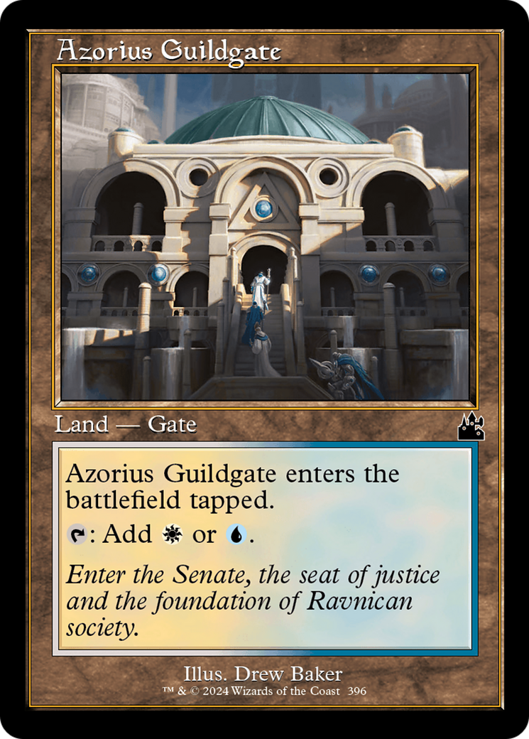 Azorius Guildgate (Retro Frame) [Ravnica Remastered] | Clutch Gaming