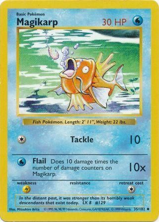 Magikarp (35/102) [Base Set Shadowless Unlimited] | Clutch Gaming