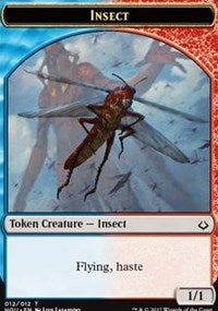 Insect // Warrior Double-Sided Token [Hour of Devastation Tokens] | Clutch Gaming