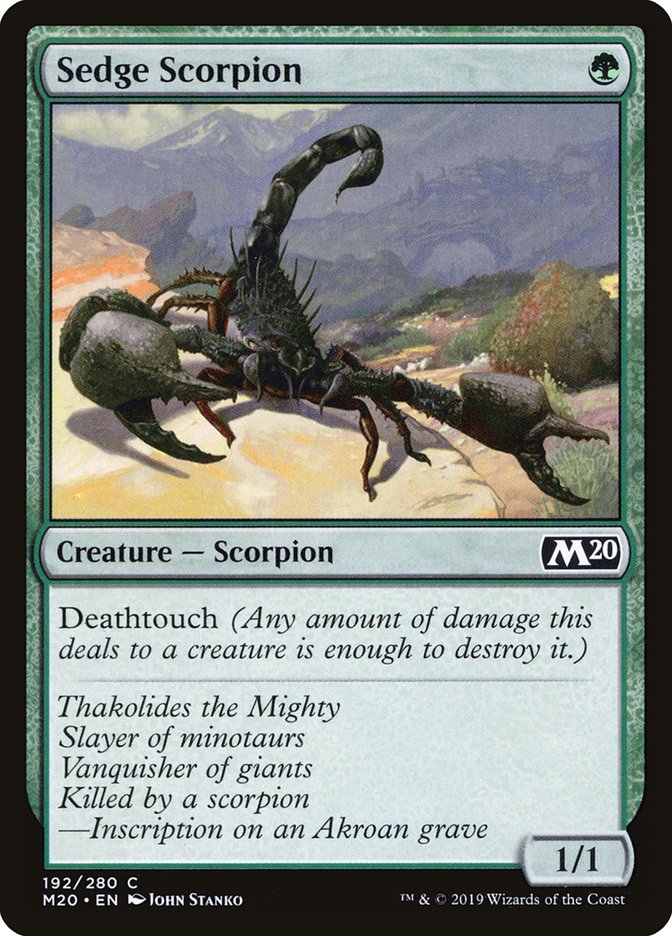 Sedge Scorpion [Core Set 2020] | Clutch Gaming