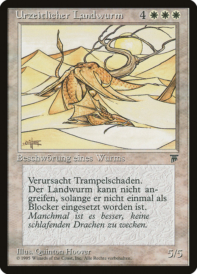 Elder Land Wurm (German) - "Urzeitlicher Landwurm" [Renaissance] | Clutch Gaming