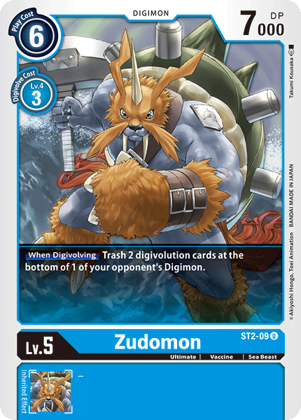 Zudomon [ST2-09] [Starter Deck: Cocytus Blue] | Clutch Gaming