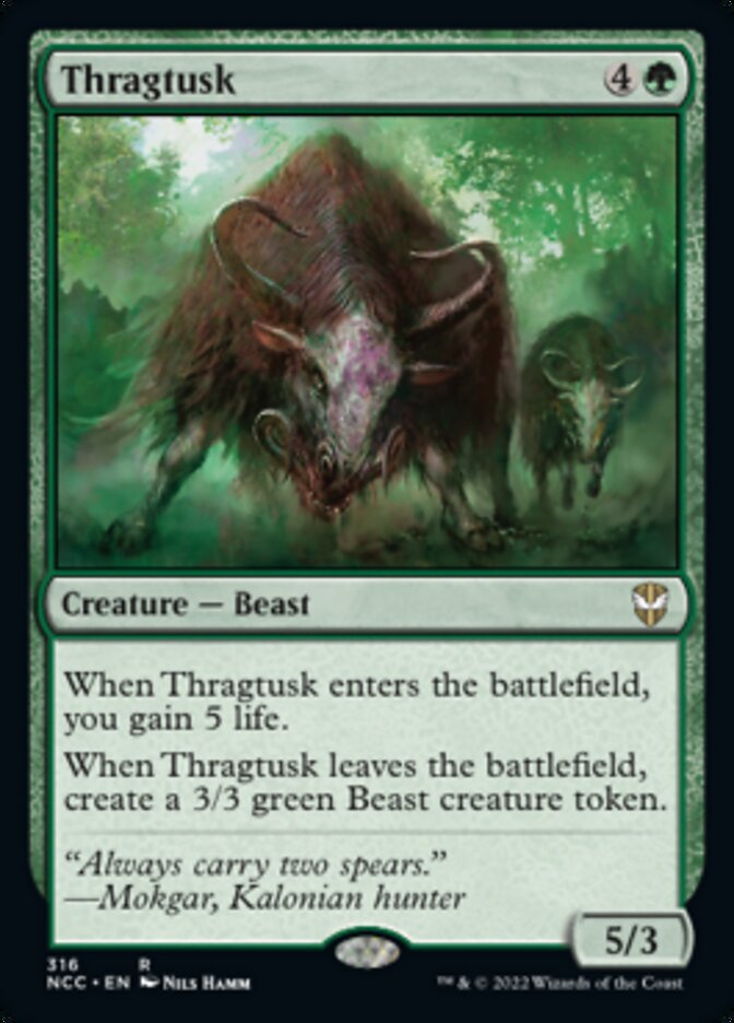 Thragtusk [Streets of New Capenna Commander] | Clutch Gaming