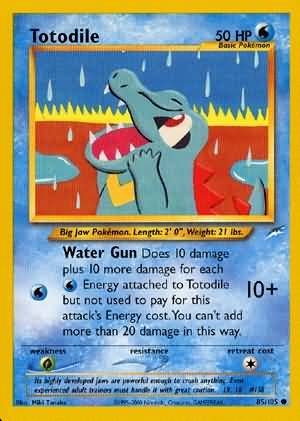 Totodile (85/105) [Neo Destiny Unlimited] | Clutch Gaming