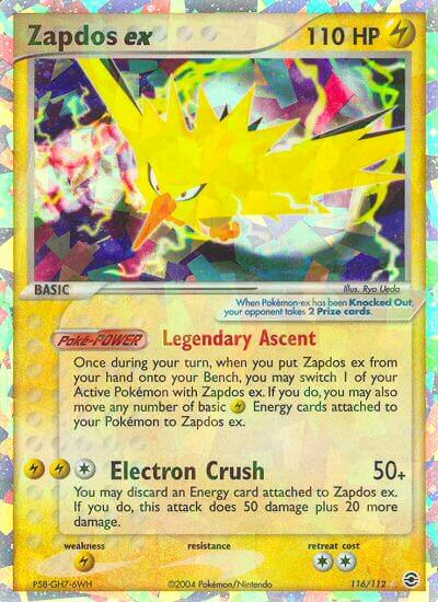 Zapdos ex (116/112) [EX: FireRed & LeafGreen] | Clutch Gaming