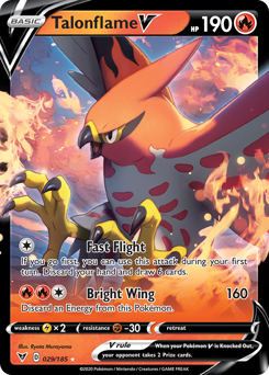 Talonflame V (029/185) [Sword & Shield: Vivid Voltage] | Clutch Gaming