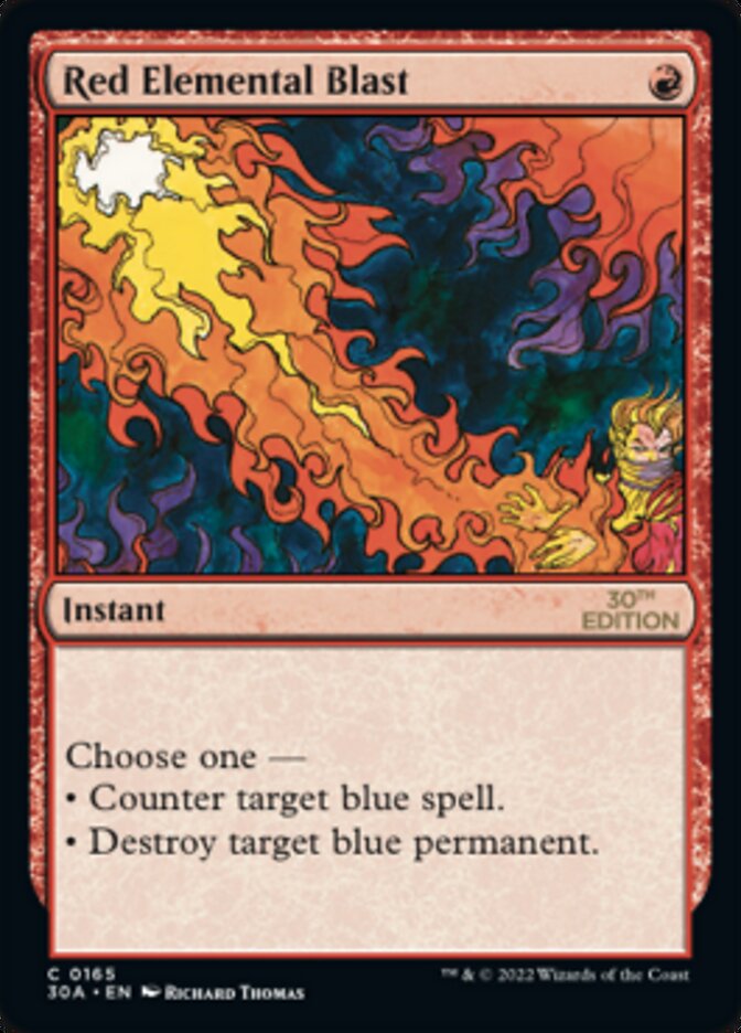 Red Elemental Blast [30th Anniversary Edition] | Clutch Gaming