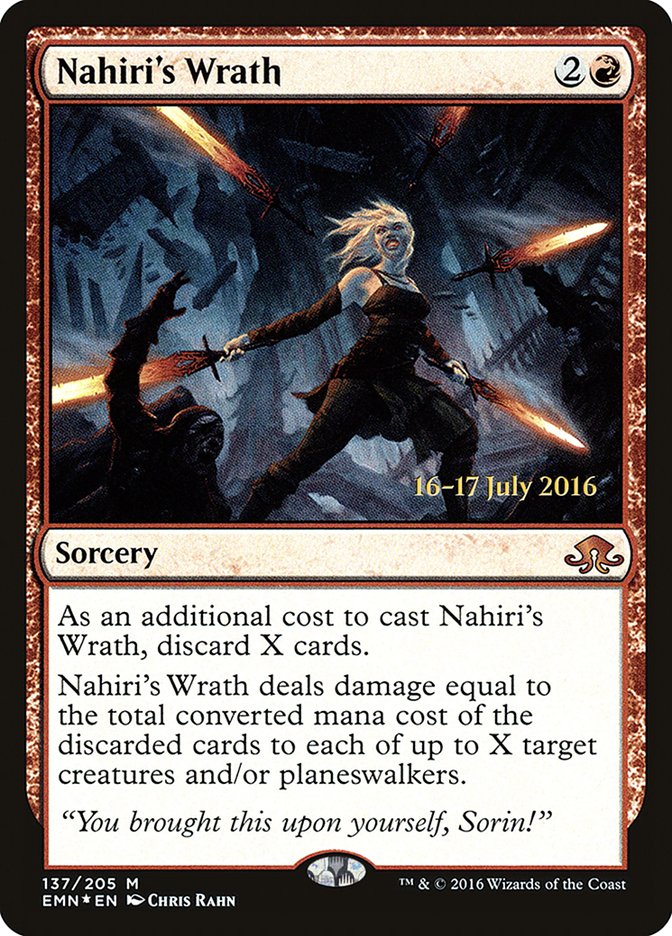 Nahiri's Wrath (Prerelease) [Eldritch Moon Promos] | Clutch Gaming