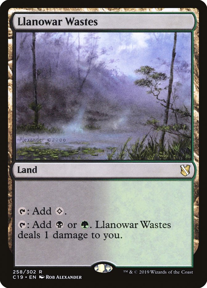 Llanowar Wastes [Commander 2019] | Clutch Gaming