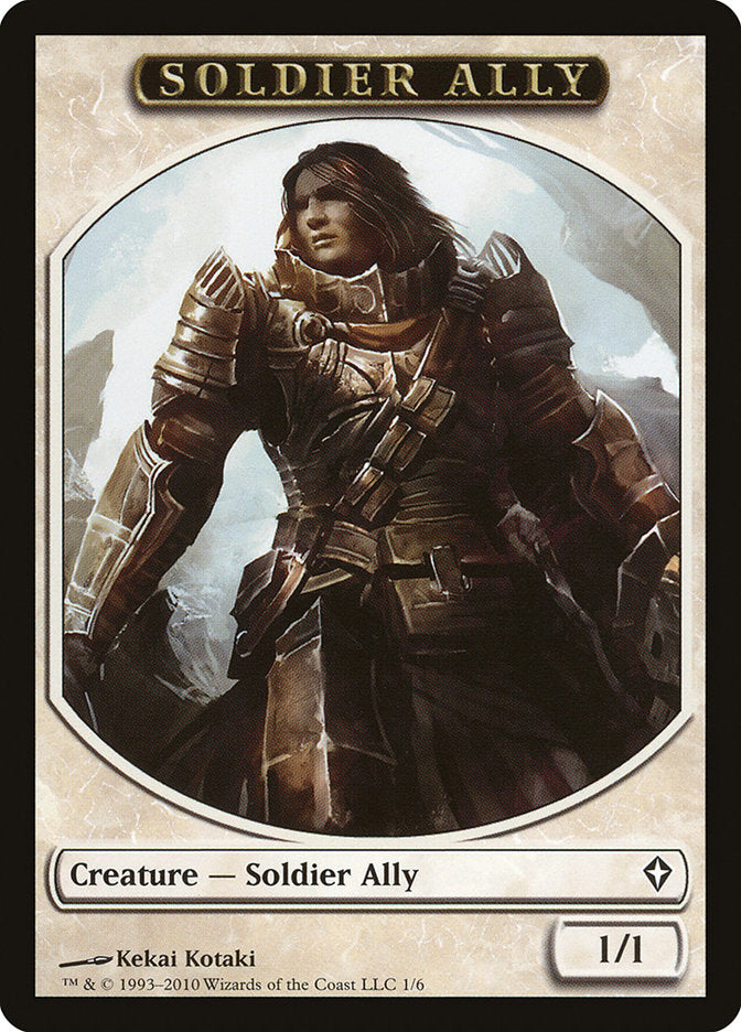 Soldier Ally Token [Worldwake Tokens] | Clutch Gaming