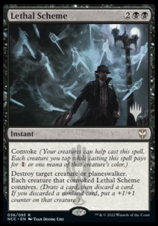 Lethal Scheme (Promo Pack) [Streets of New Capenna Commander Promos] | Clutch Gaming