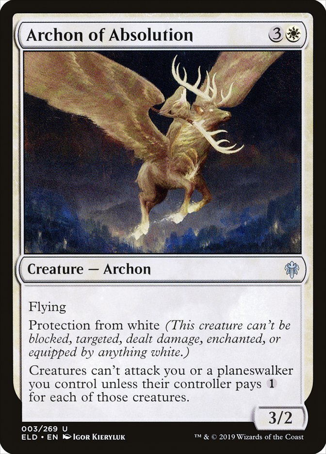 Archon of Absolution [Throne of Eldraine] | Clutch Gaming