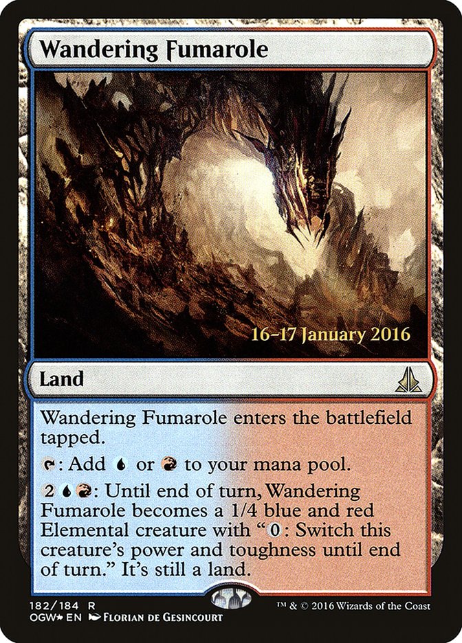 Wandering Fumarole [Oath of the Gatewatch Prerelease Promos] | Clutch Gaming