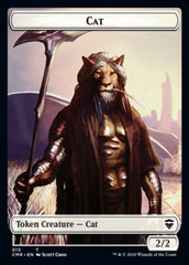 Cat // Soldier Double-Sided Token [Commander Legends Tokens] | Clutch Gaming