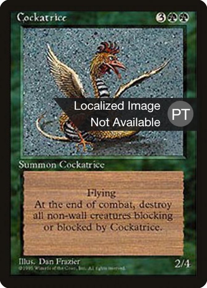 Cockatrice [Fourth Edition (Foreign Black Border)] | Clutch Gaming